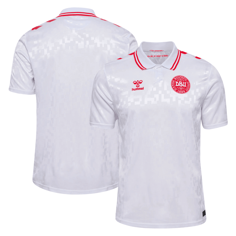 Denmark National Team 2024 Away Stadium Men Jersey – White