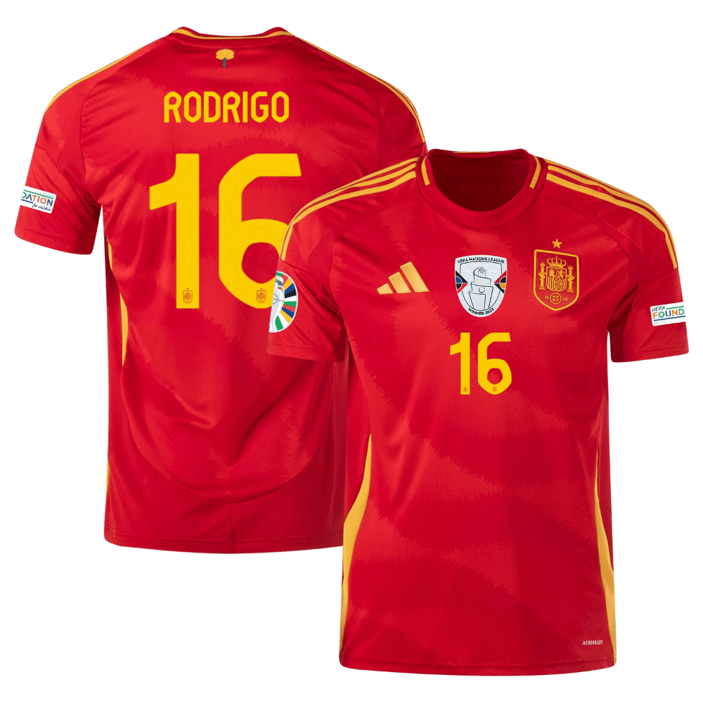 Rodrigo 16 Spain National Team 2024 Home Men Jersey – Scarlet