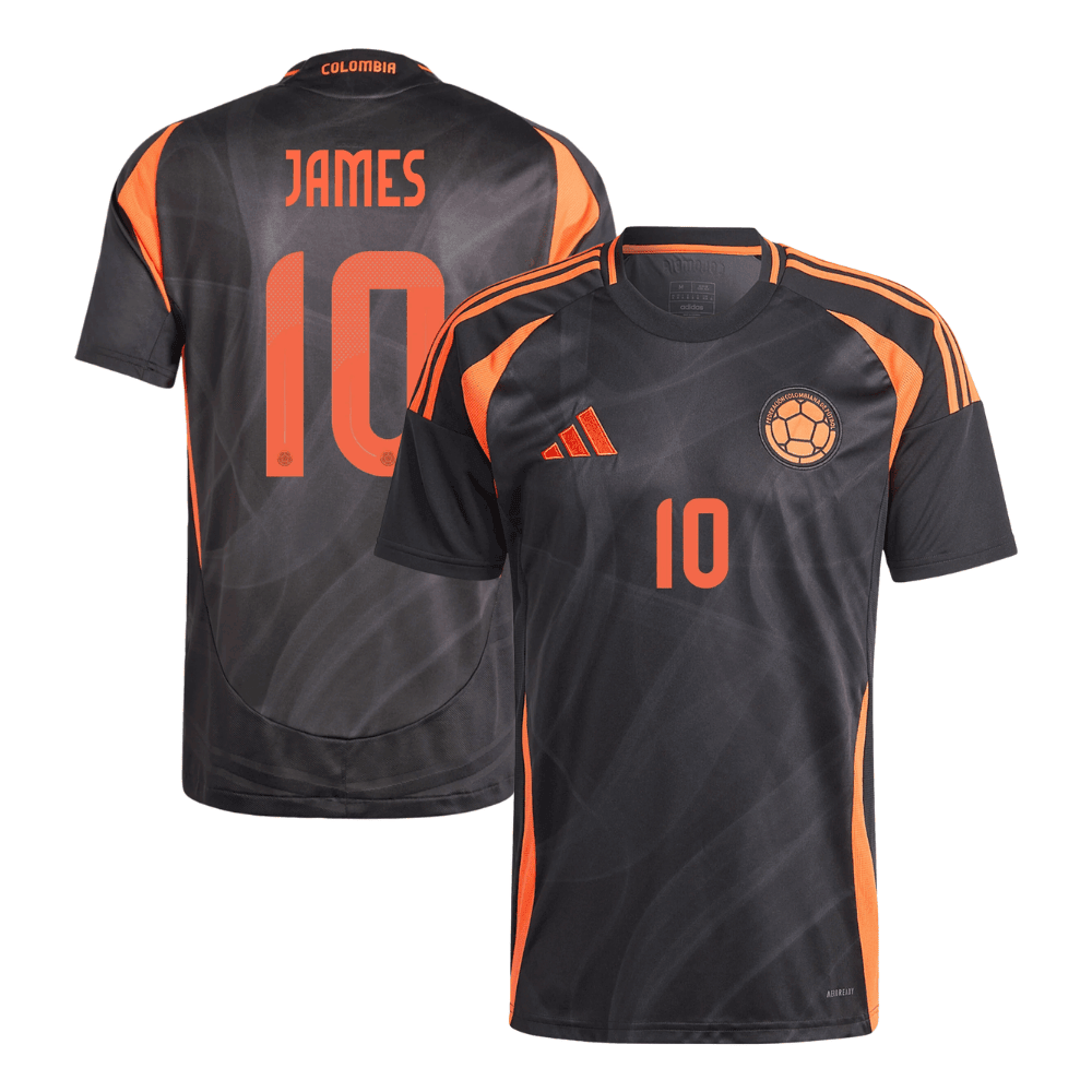 James Rodrguez 10 Colombia National Team 2024 Away Men Jersey – Black