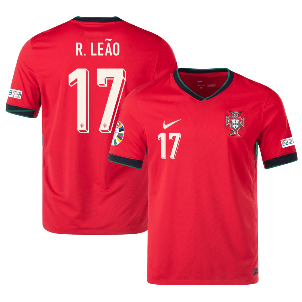 Rafael Leo 17 Portugal National Team 2024 Home Men Jersey – Red