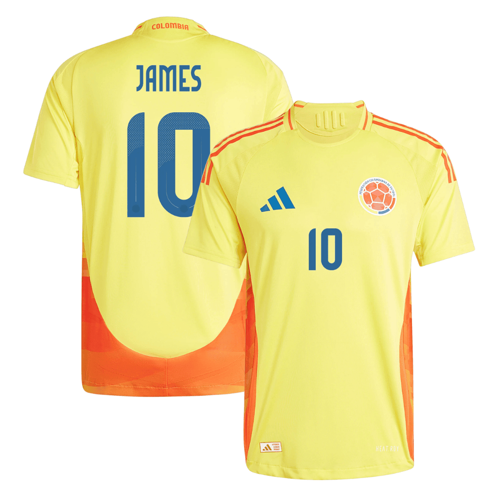 James Rodrguez 10 Colombia National Team 2024 Home Men Jersey – Yellow