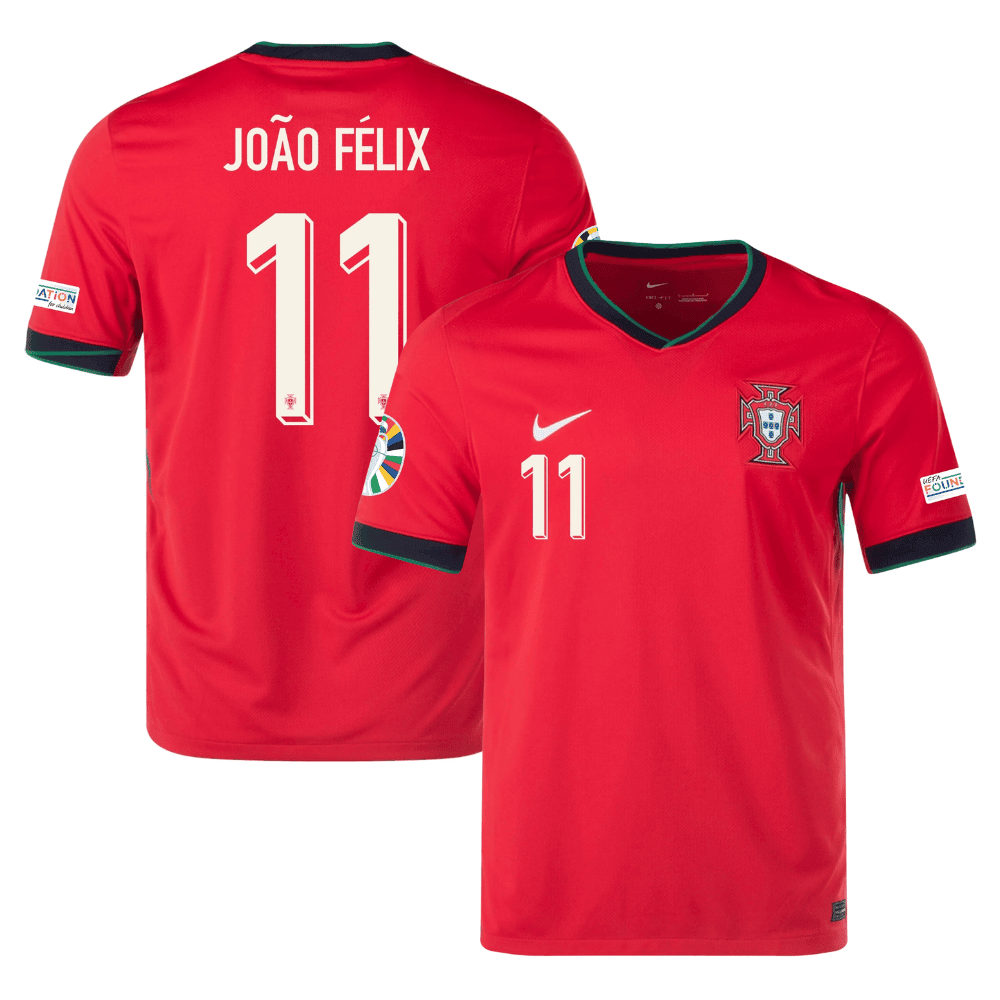 Joo Flix 11 Portugal National Team 2024 Home Men Jersey – Red