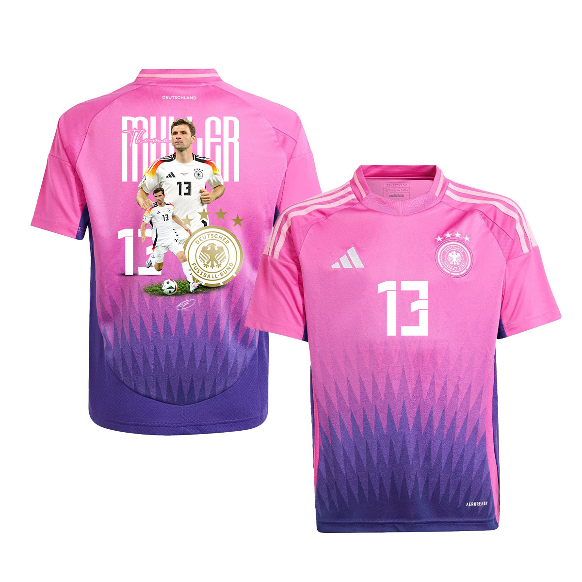 Thomas Mller 13 Iconic Player Signed Germany 2024/25 YOUTH Jersey