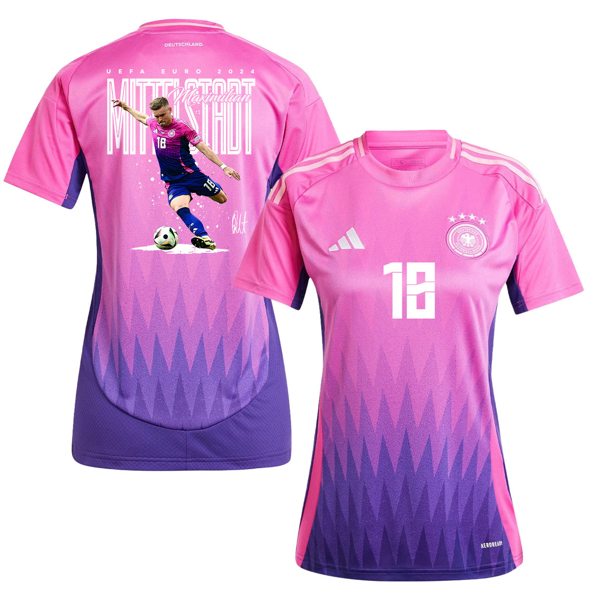 Maximilian Mittelstdt 18 Football Icon Germany 2024/25 Women's Jersey