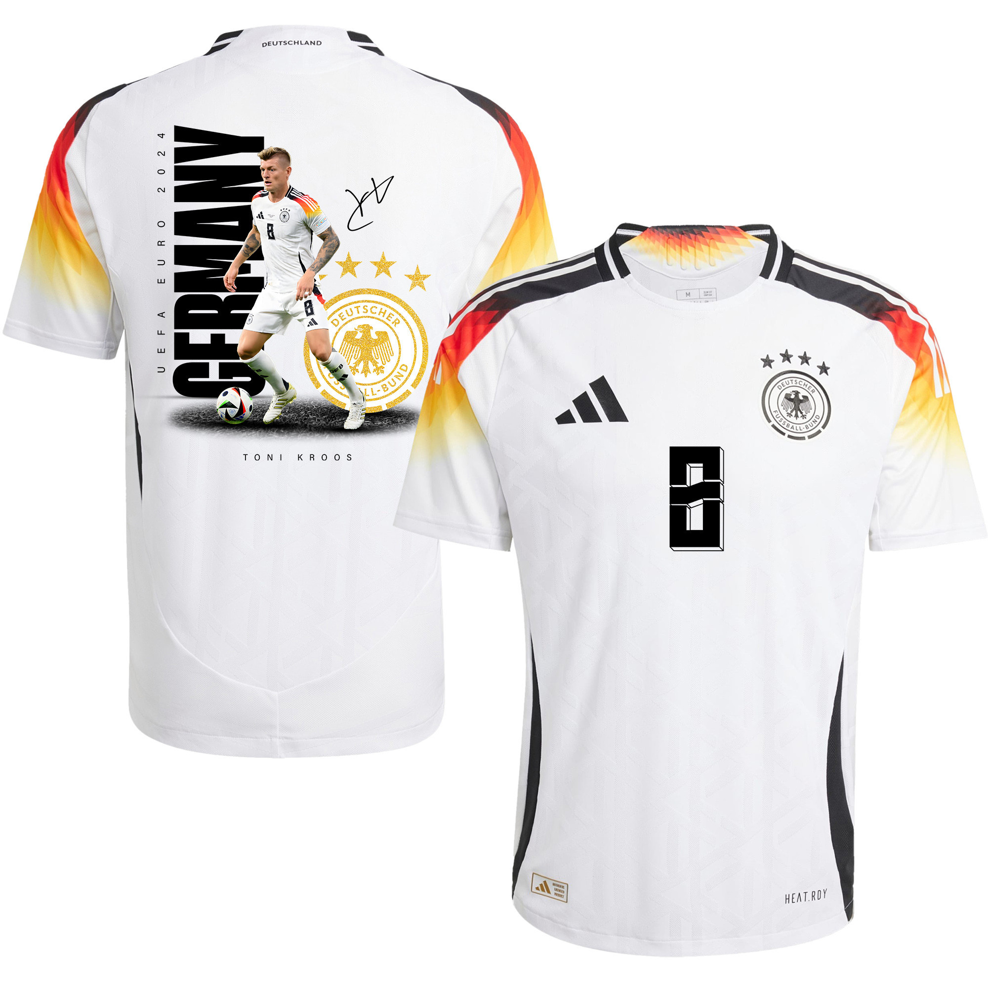 Toni Kroos 8 Signed Game-changer Germany National Team 2024 Home Men Jersey – Purple