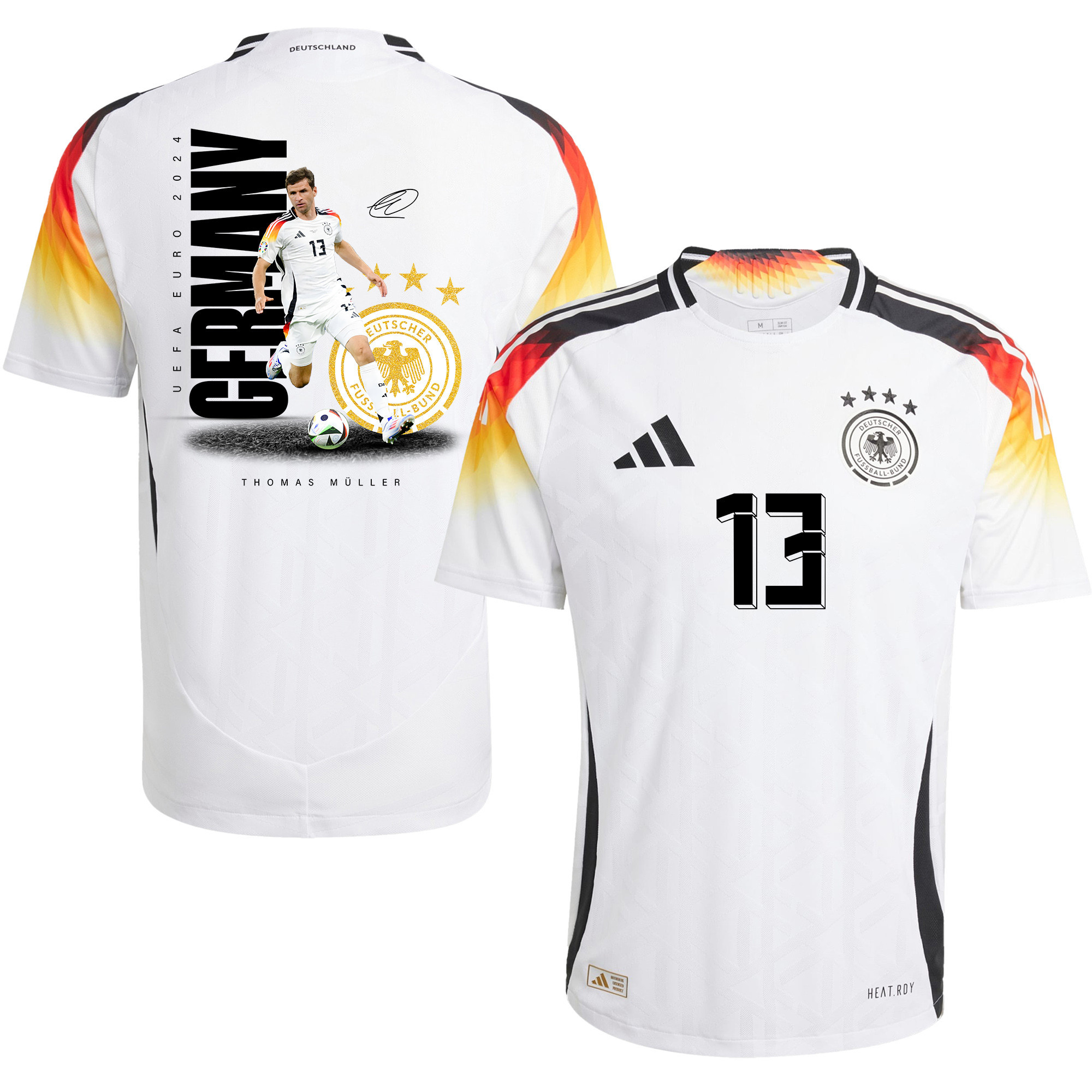 Thomas Mller 13 Signed Game-changer Germany National Team 2024 Home Men Jersey – Purple