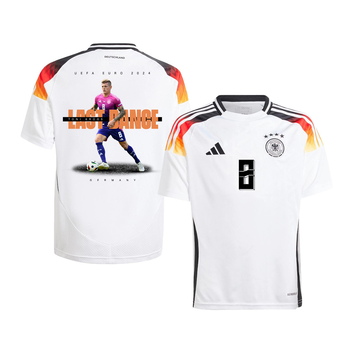 Toni Kroos 8 and The Final Kick On The Pitch Germany 2024/25 YOUTH Jersey
