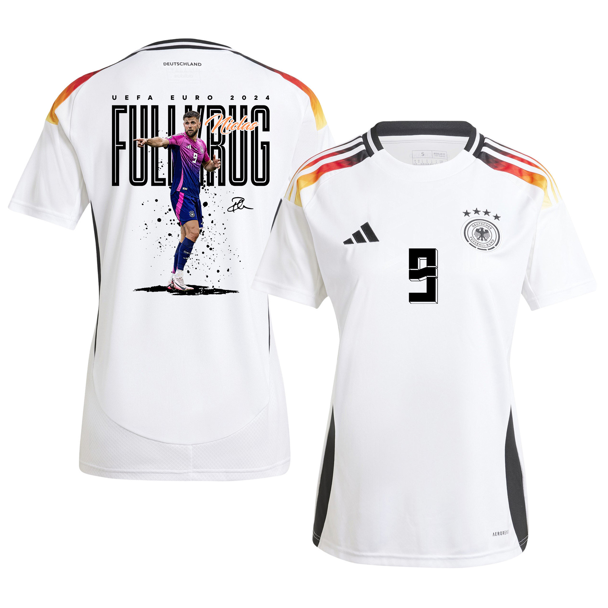 Niclas Fllkrug 9 Football Icon Germany 2024/25 Women's Jersey