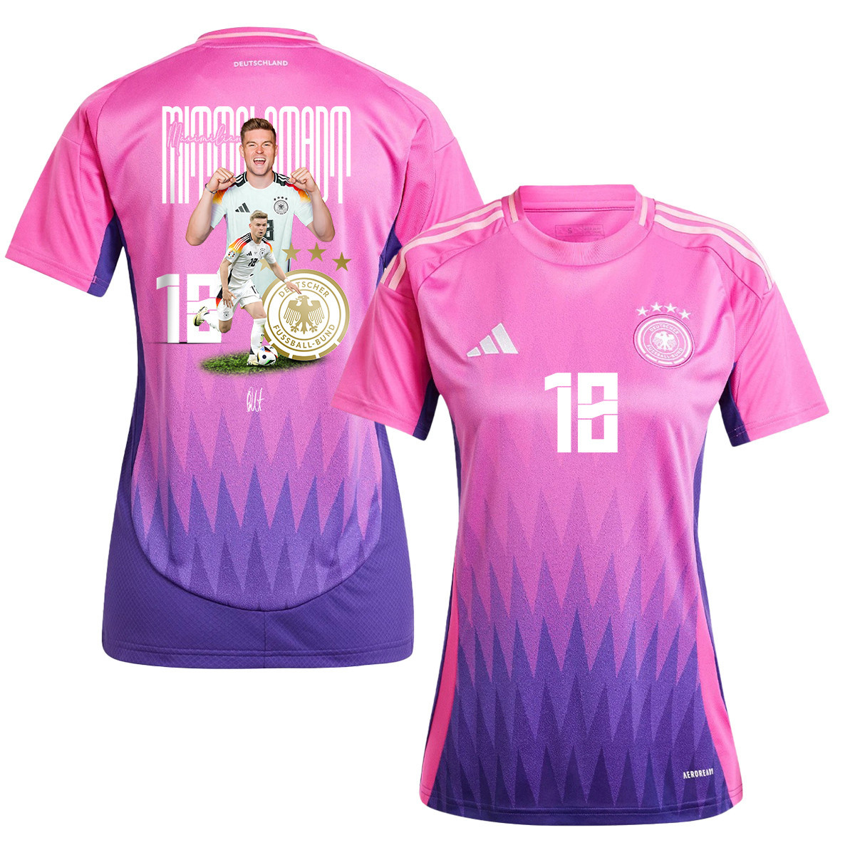 Maximilian Mittelstdt 18 Talented Player Germany 2024/25 Women's Jersey