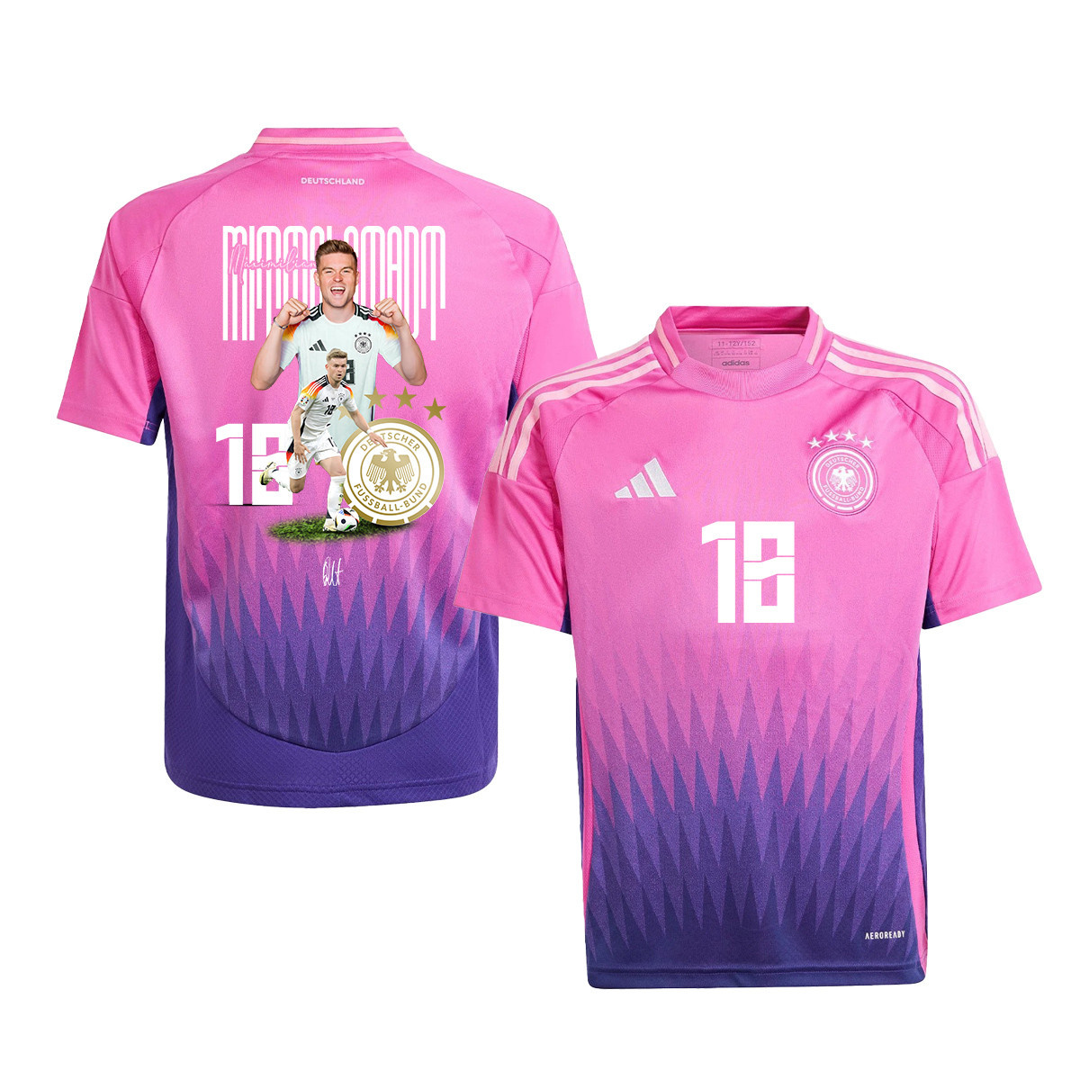 Maximilian Mittelstdt 18 Talented Player Germany 2024/25 YOUTH Jersey