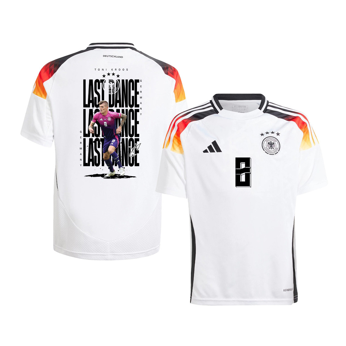 Toni Kroos 8 The Last Dance On The Pitch Germany 2024/25 YOUTH Jersey