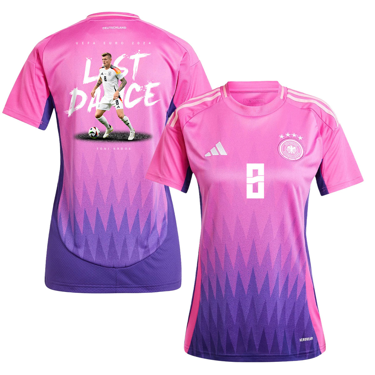 Toni Kroos 8 Last Dance of a Legend Germany 2024/25 Women's Jersey
