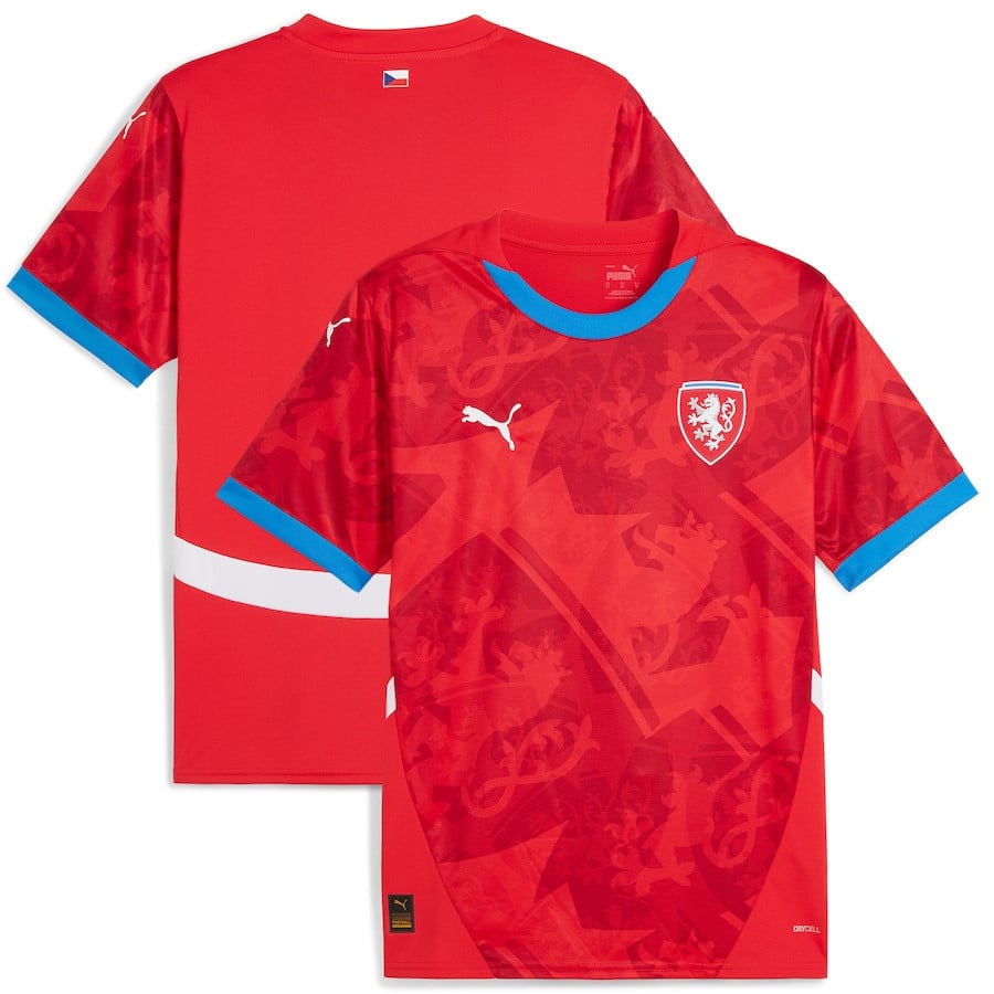Czech National Team 2024 Home Men Jersey – Red