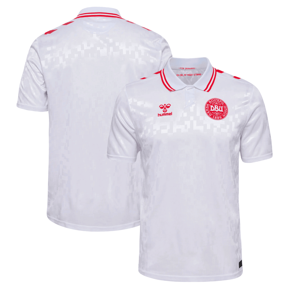 Denmark National Team 2024 Away Stadium YOUTH Jersey – White