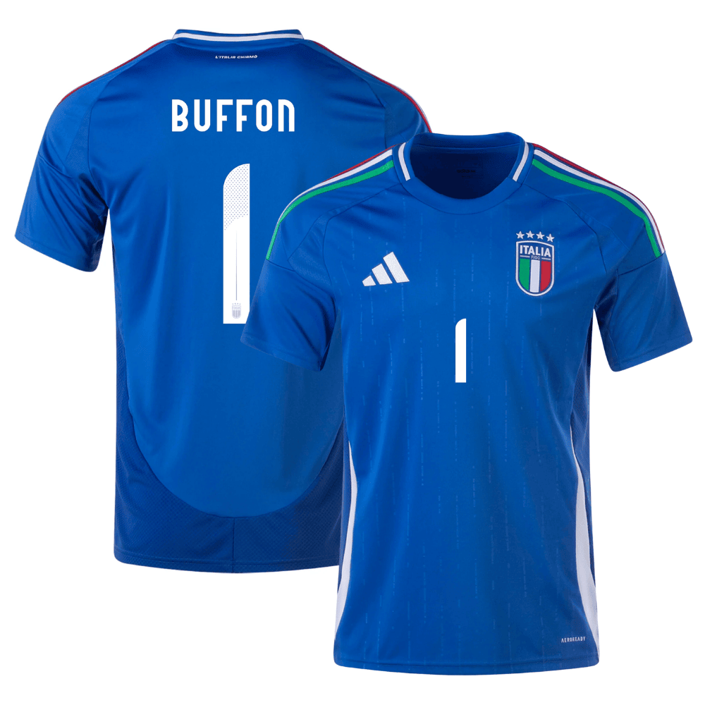 Gianluigi Buffon 1 Italy National Team 2024 Home Legend Player Men Jersey – Blue