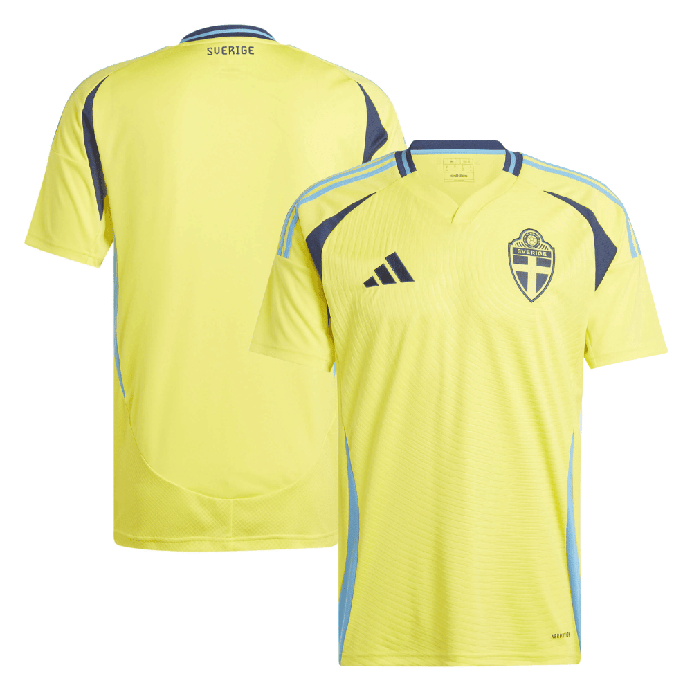 Sweden National Team 2024 Home Stadium Men Jersey – Yellow