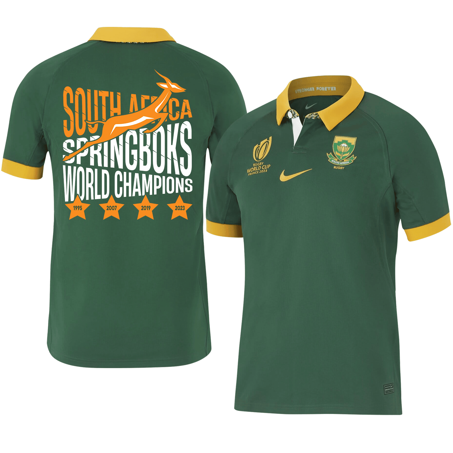SA Rb World Cup 2023 Changing Room Champions Stadium Home Jersey – Men Green