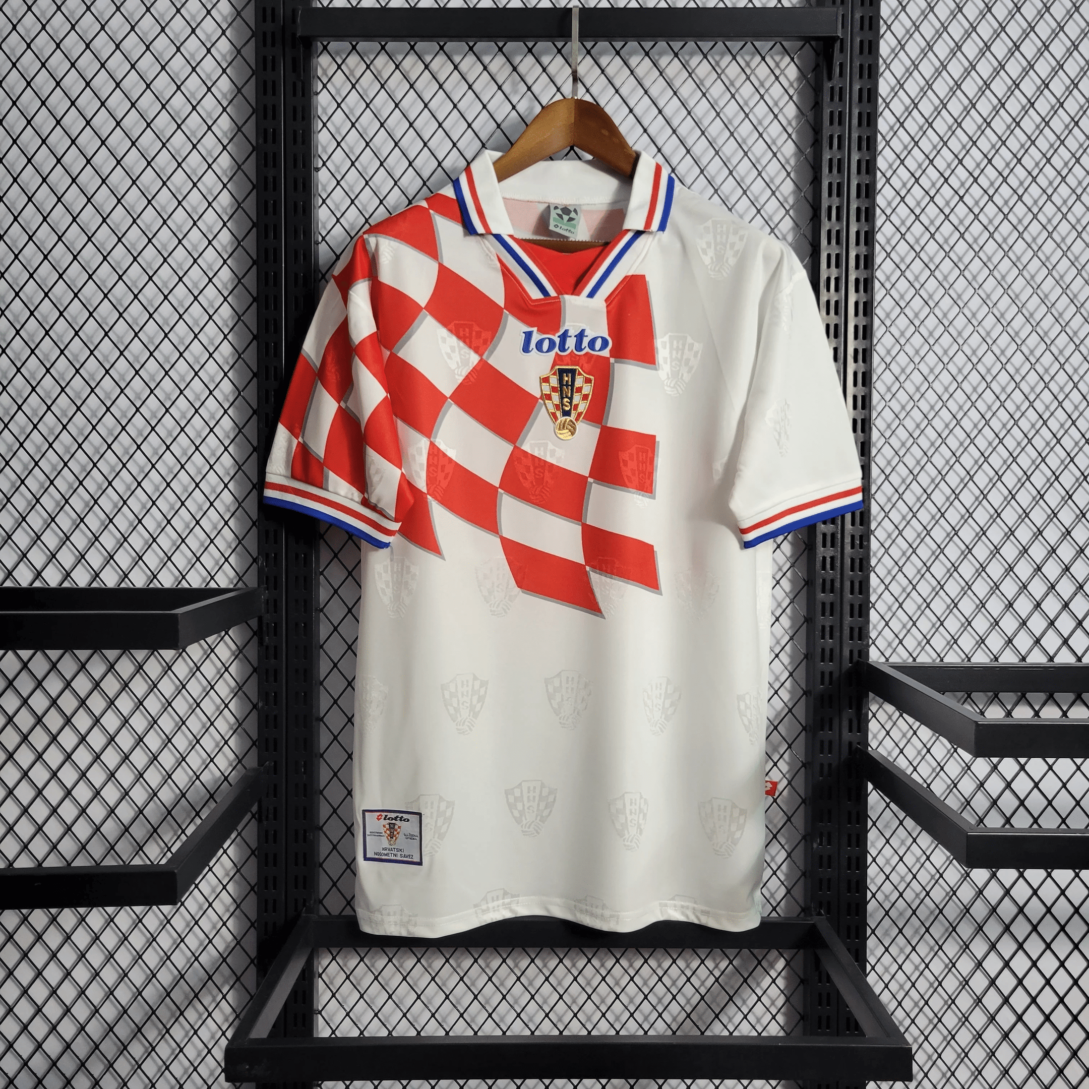 Croatia 1998 Home Retro Jersey – White