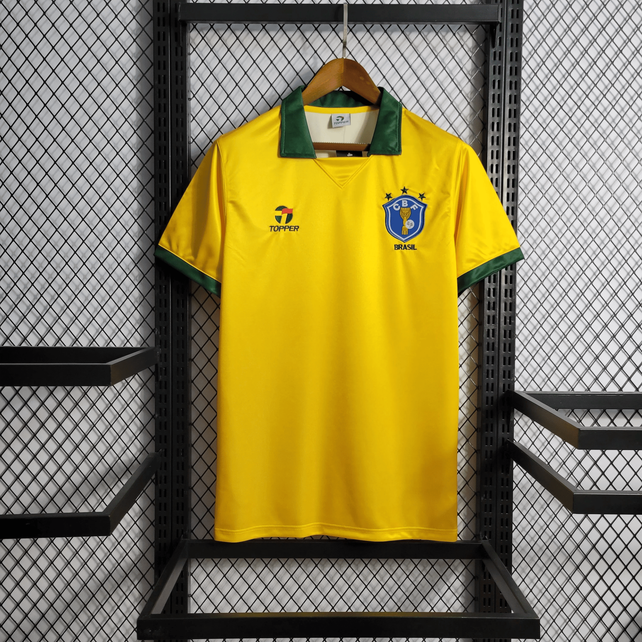 Brazil 1988-90 Home Retro Jersey – Yellow