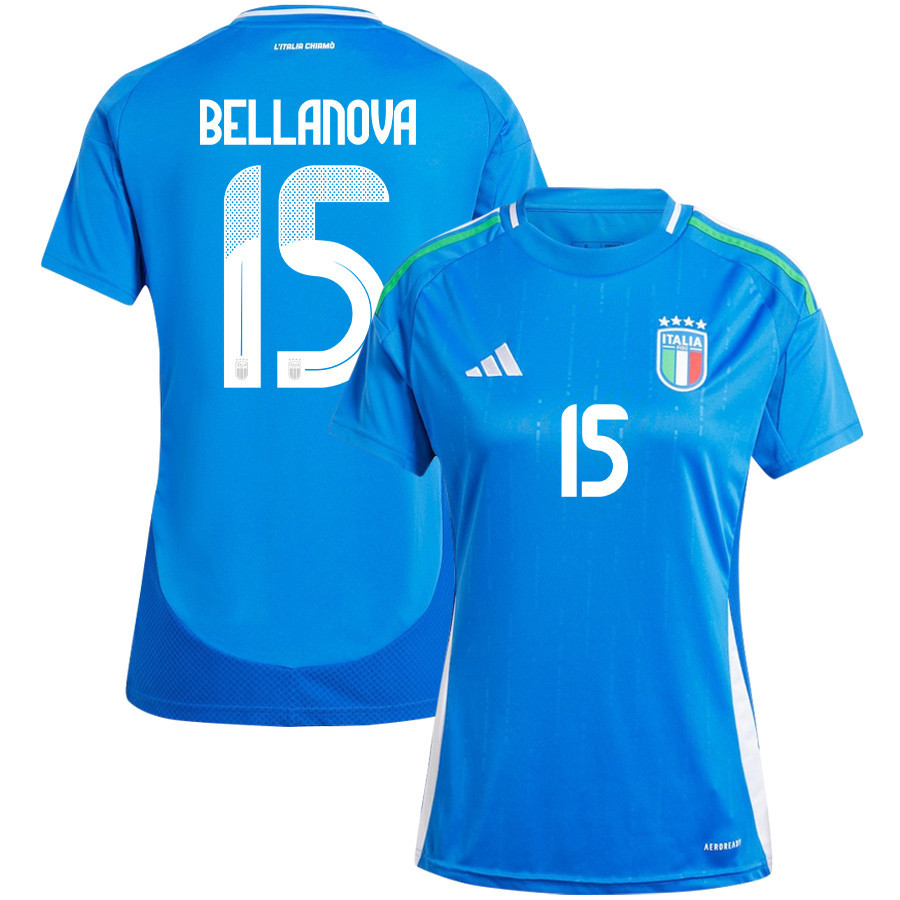 Raoul Bellanova 15 Italy National Team 2024/25 Home Women Jersey – Blue