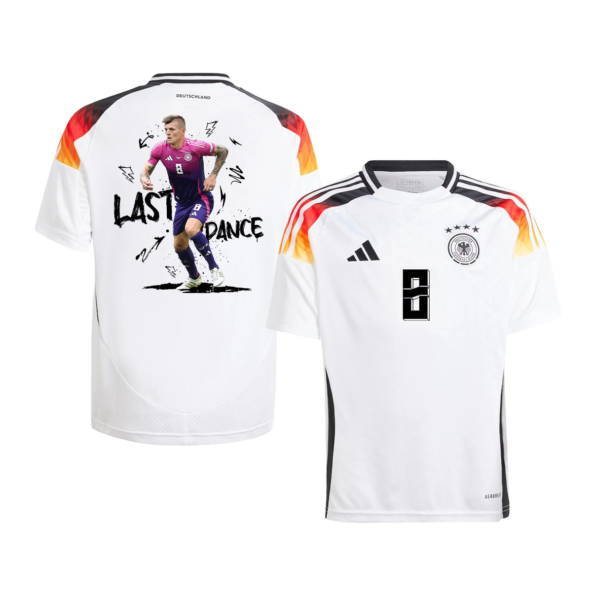 Toni Kroos 8 Embracing the Last Dance Germany 2024/25 YOUTH Jersey