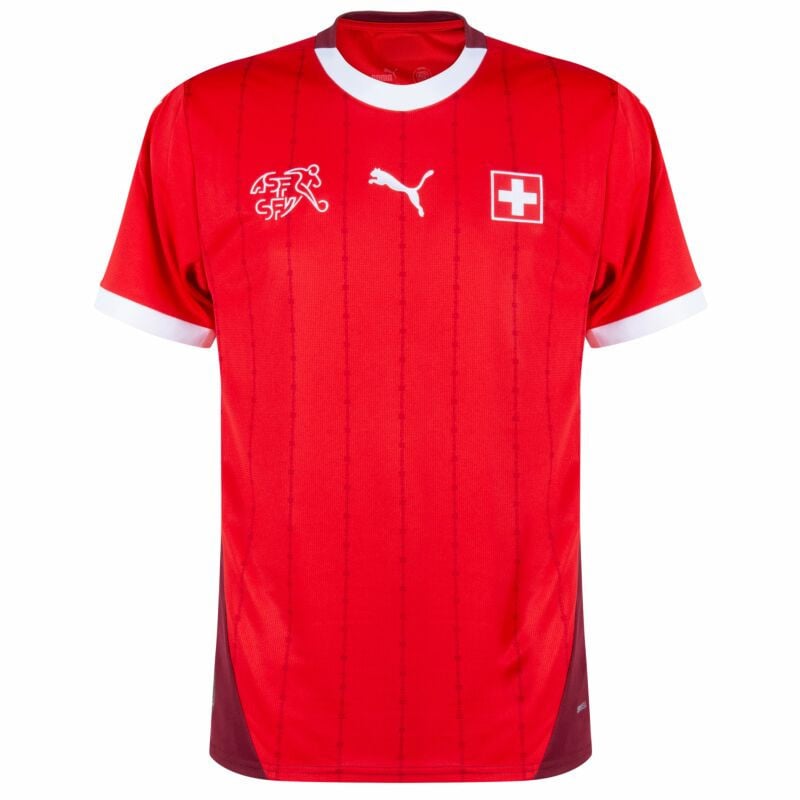 Switzerland 2024-2025 Home Jersey – Men Red