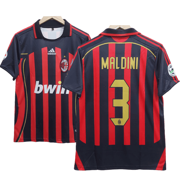 Paolo Maldini AC Milan 2006-07 Home Men Jersey – Red