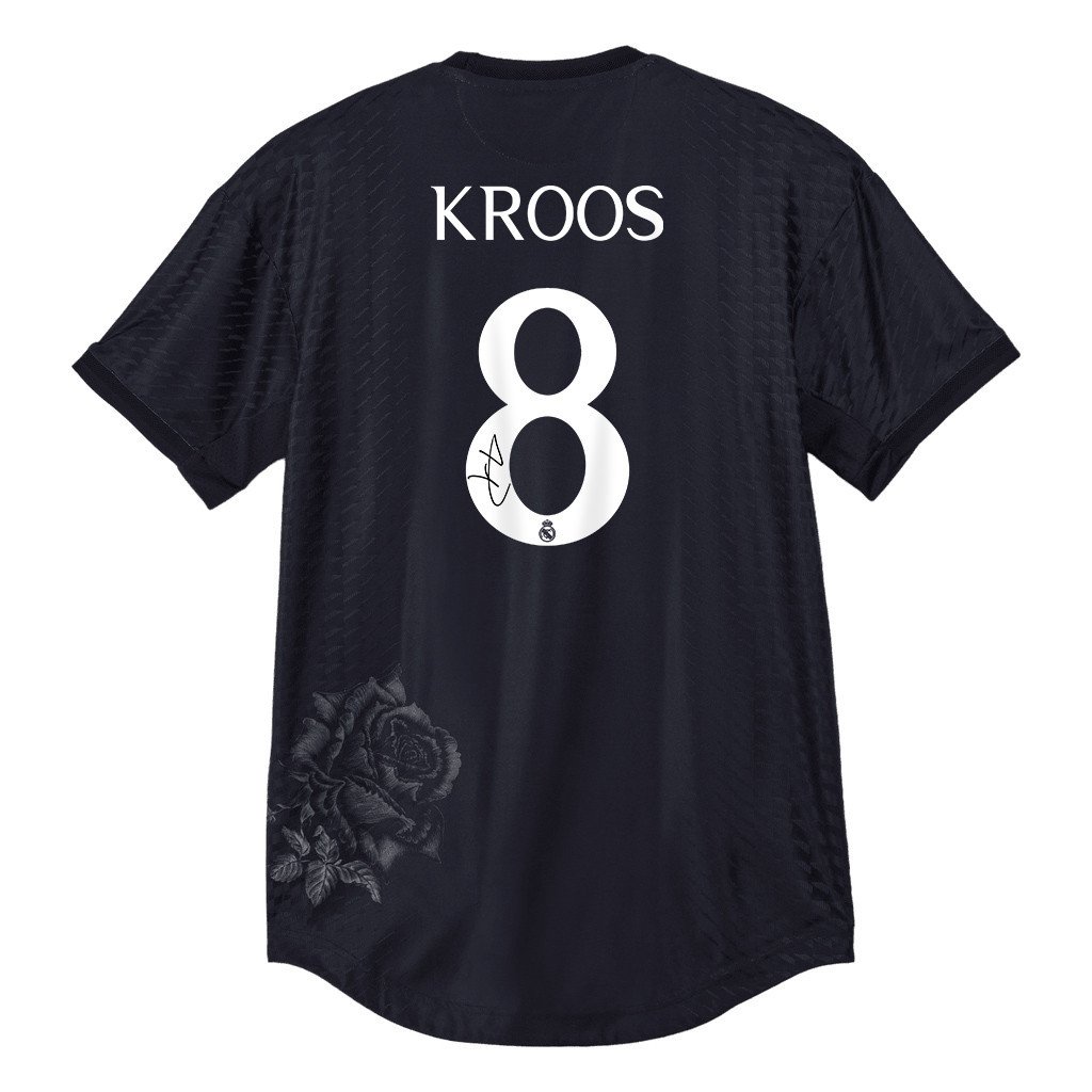 Toni Kroos 8 Signed Real Madrid X Y-3 23/24 Fourth Men Jersey – Limited Collection