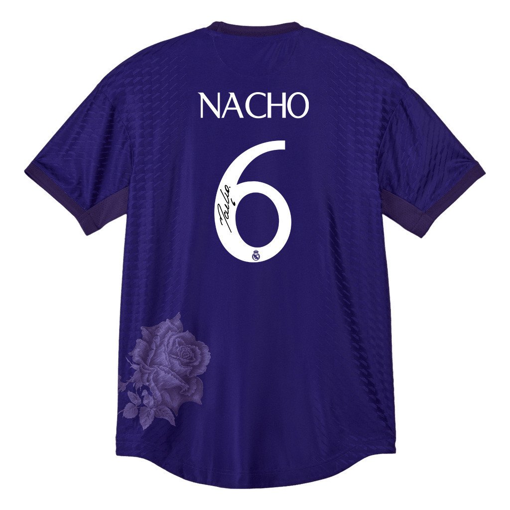 Nacho 6 Signed Real Madrid X Y-3 23/24 Fourth Men Jersey – Limited Collection