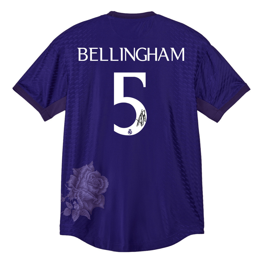 Jude Bellingham 5 Signed Real Madrid X Y-3 23/24 Fourth Men Jersey – Limited Collection