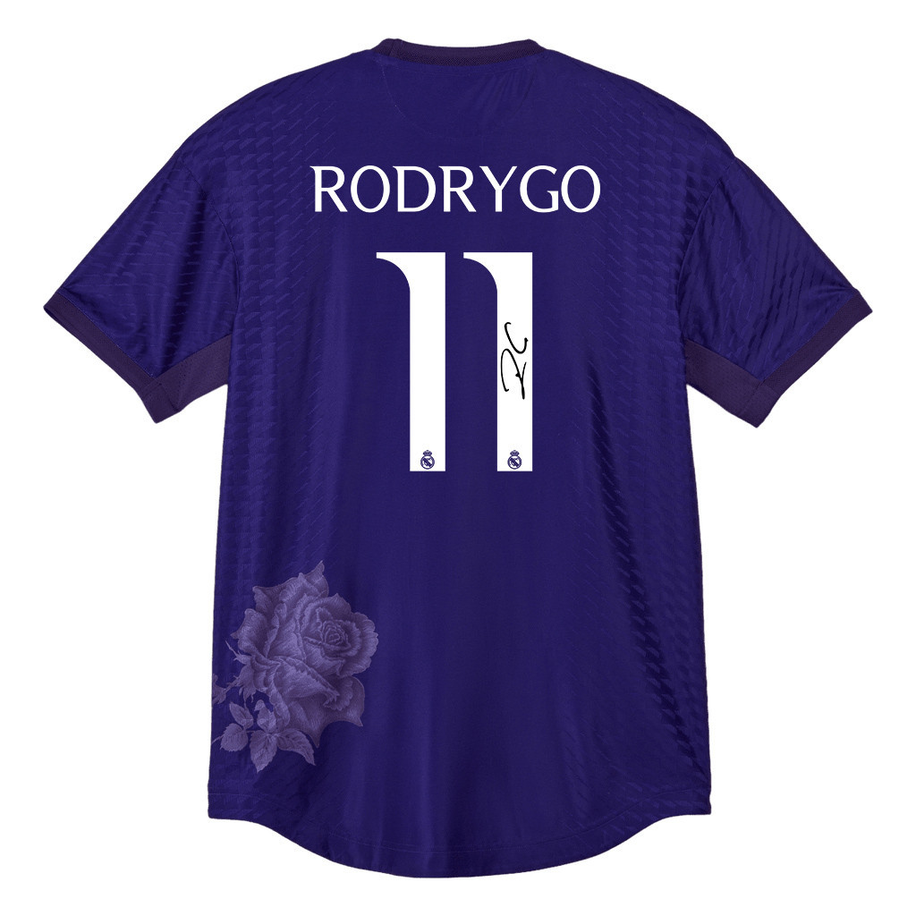 Rodrygo 11 Signed Real Madrid X Y-3 23/24 Fourth Men Jersey – Limited Collection