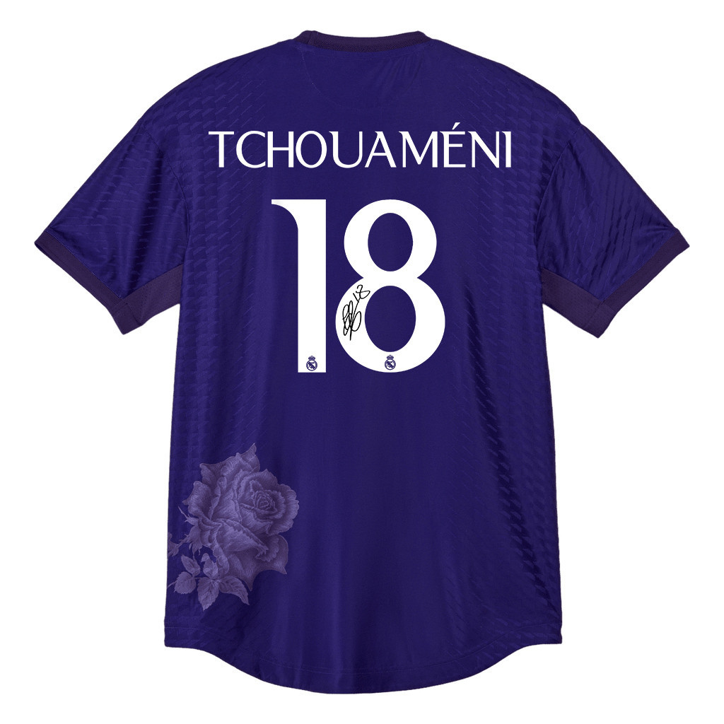 Aurlien Tchouamni 18 Signed Real Madrid X Y-3 23/24 Fourth Men Jersey – Limited Collection