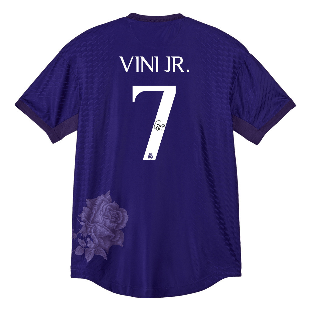 Vinicius Junior 7 Signed Real Madrid X Y-3 23/24 Fourth Men Jersey – Limited Collection