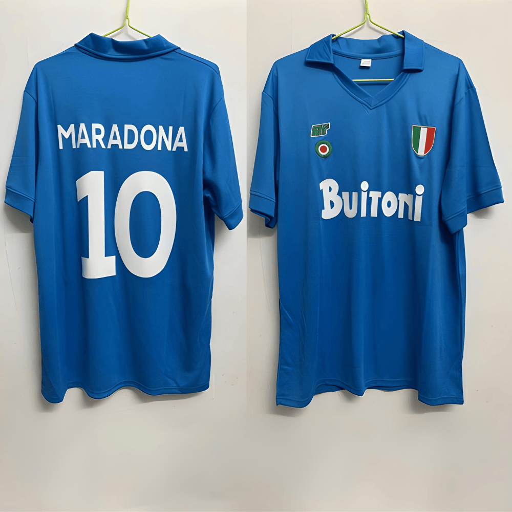 Maradona Napoli 1987-88 Home Men Jersey – Blue