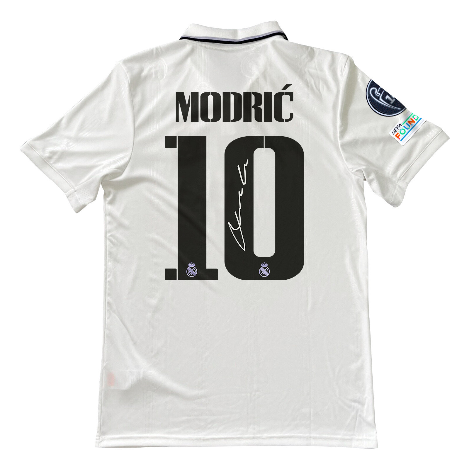 Luka Modric 10 Signed Real Madrid 2022/23 Home Men Jersey – White