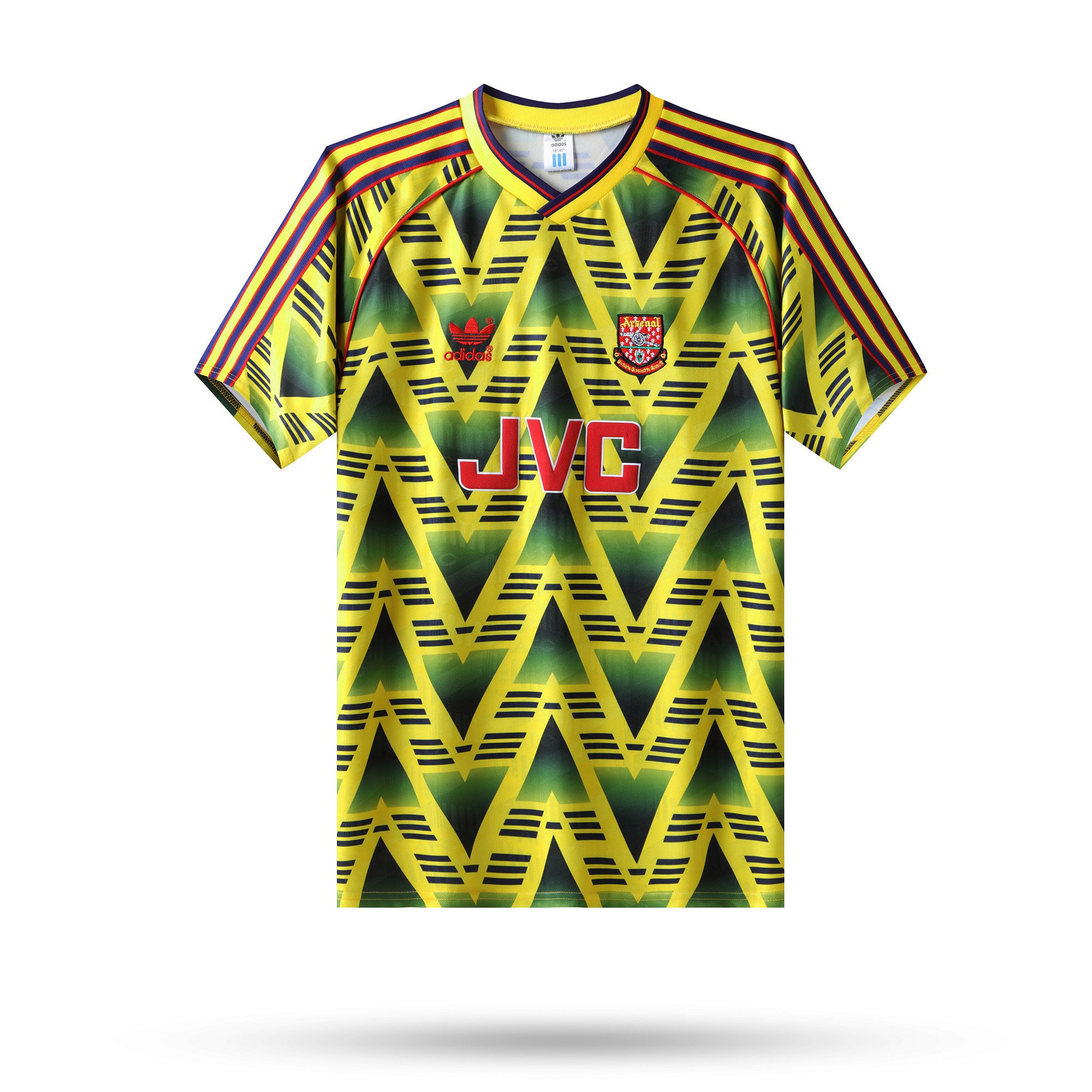 Arsenal 1993 Away Men Retro Jersey – Yellow