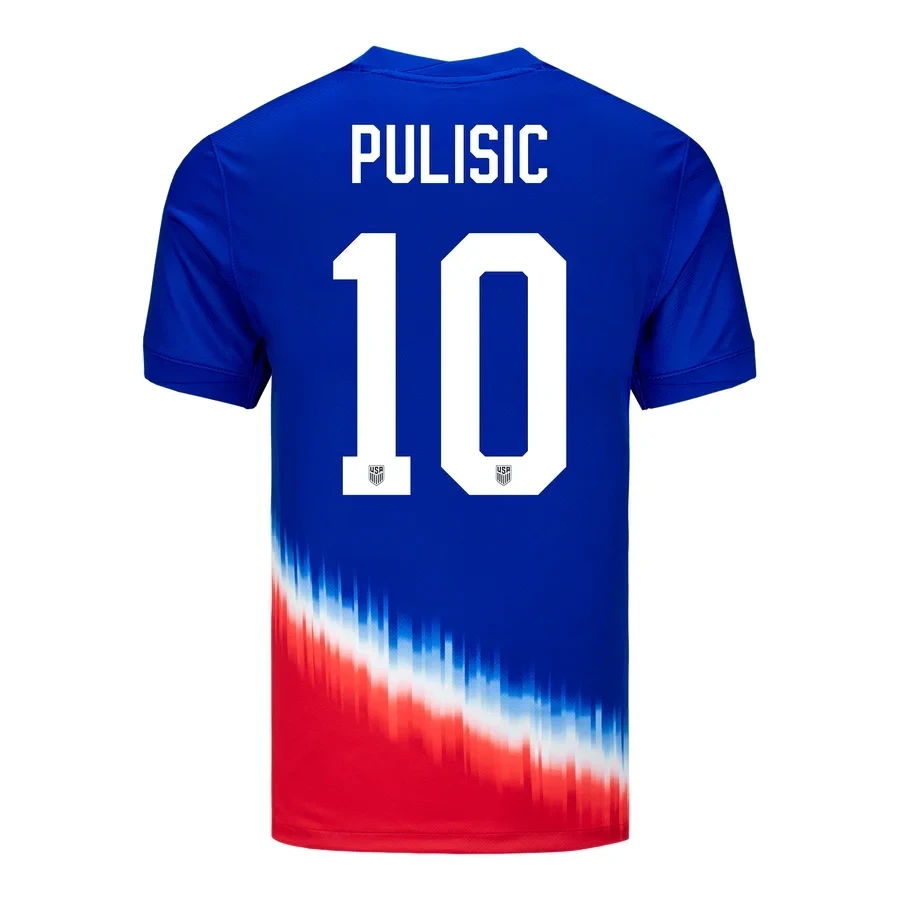 Christian Pulisic 10 USWNT 2024 American Icon Away Stadium Jersey – Men Blue