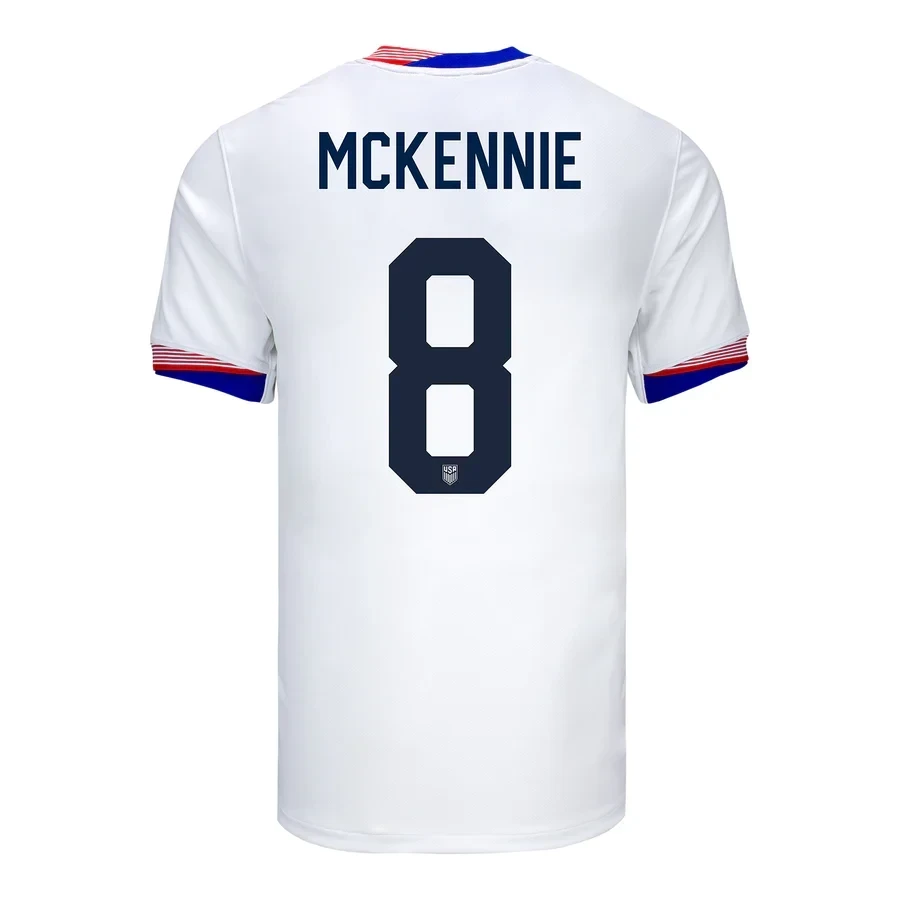 Weston McKennie 8 USWNT 2024 American Classic Home Stadium Jersey – Men White