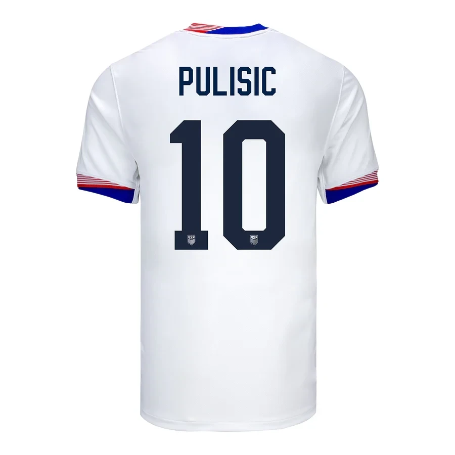 Christian Pulisic 10 USWNT 2024 American Classic Home Stadium Jersey – Men White
