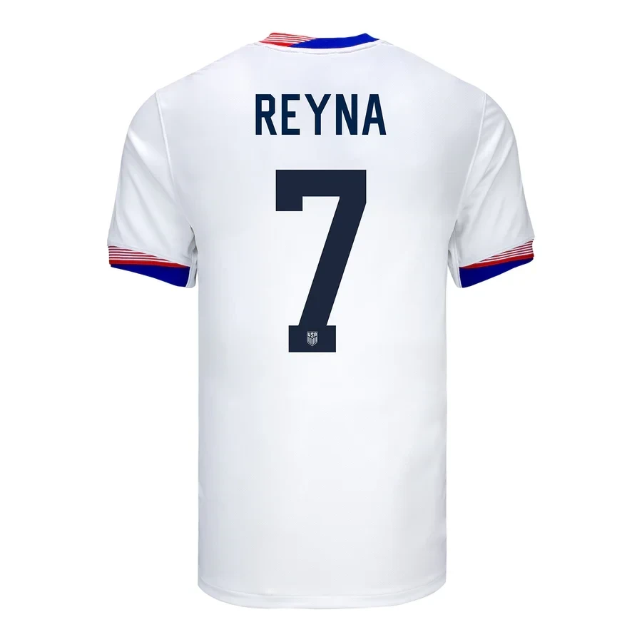 Giovanni Reyna 7 USWNT 2024 American Classic Home Stadium Jersey – Men White