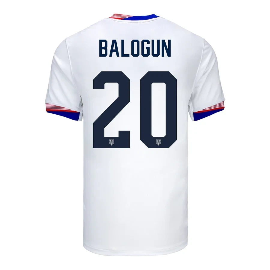 Folarin Balogun 20 USWNT 2024 American Classic Home Stadium Jersey – Men White