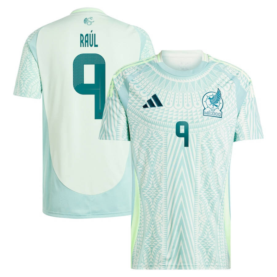 Raul Jimenez 9 Mexico National Team 2024 Away Men Jersey – Green
