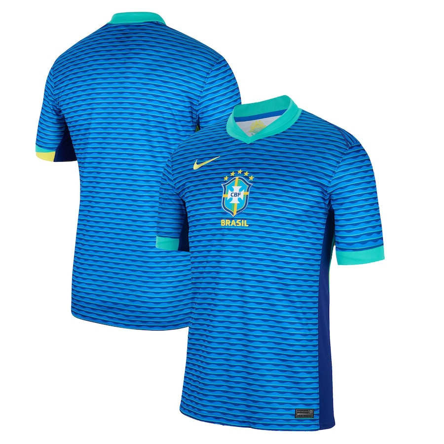 Brazil National Team 2024 Away Stadium Men Jersey – Blue