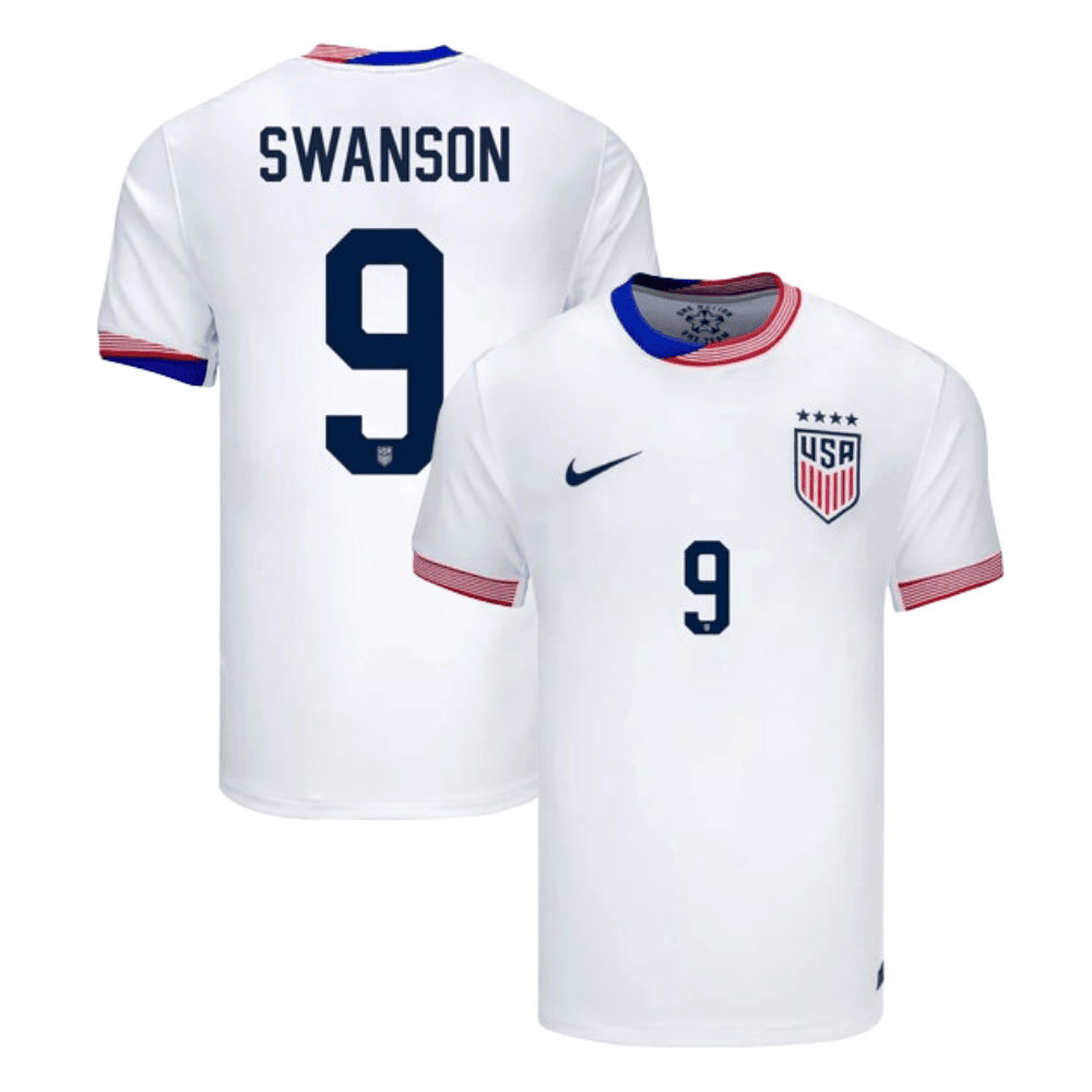 Mallory Swanson 9 USWNT 2024 American Classic Home Stadium Jersey – Men White