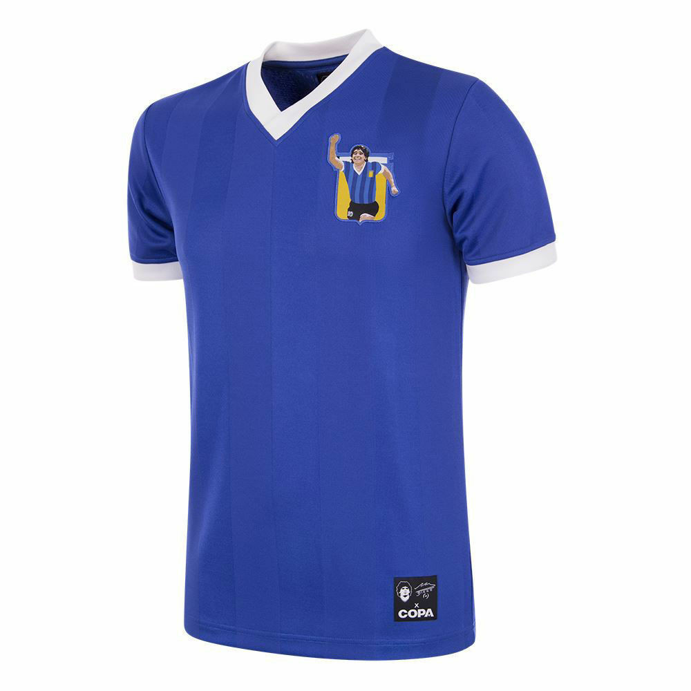 Maradona X Copa Argentina 1986 Away Men Retro Jersey – Blue