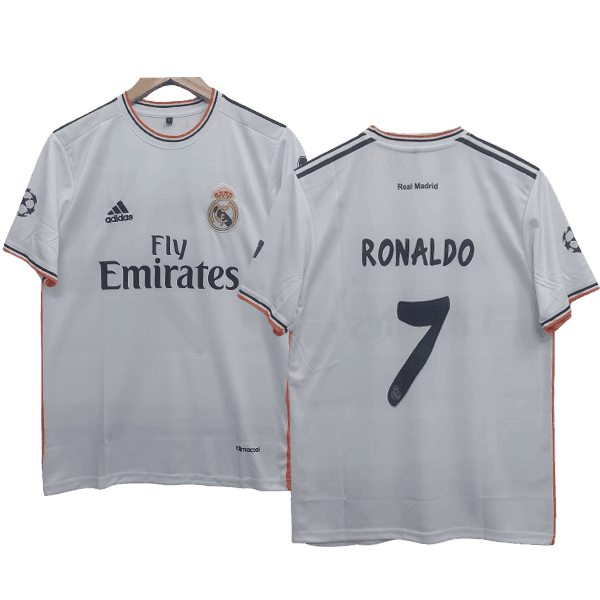 Cristiano Ronaldo Real Madrid 2013-14 Home Men Jersey – White