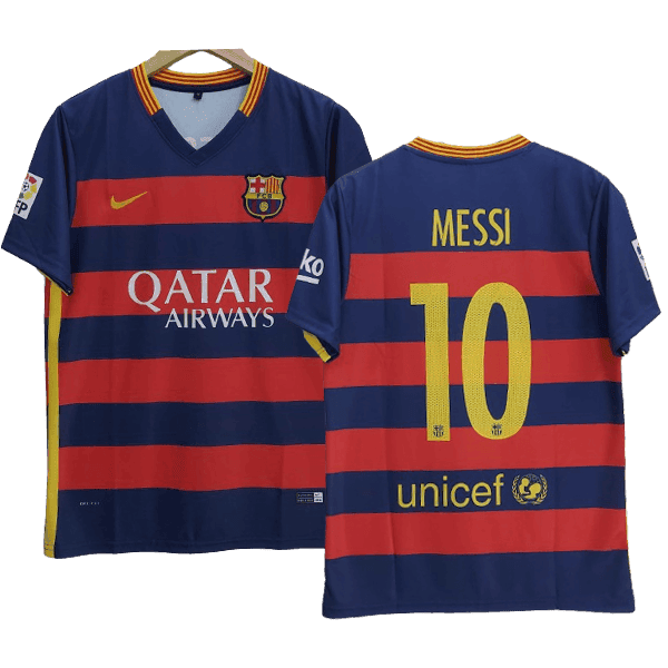 Lionel Messi Barcelona 2015-16 Home Men Jersey – Blue