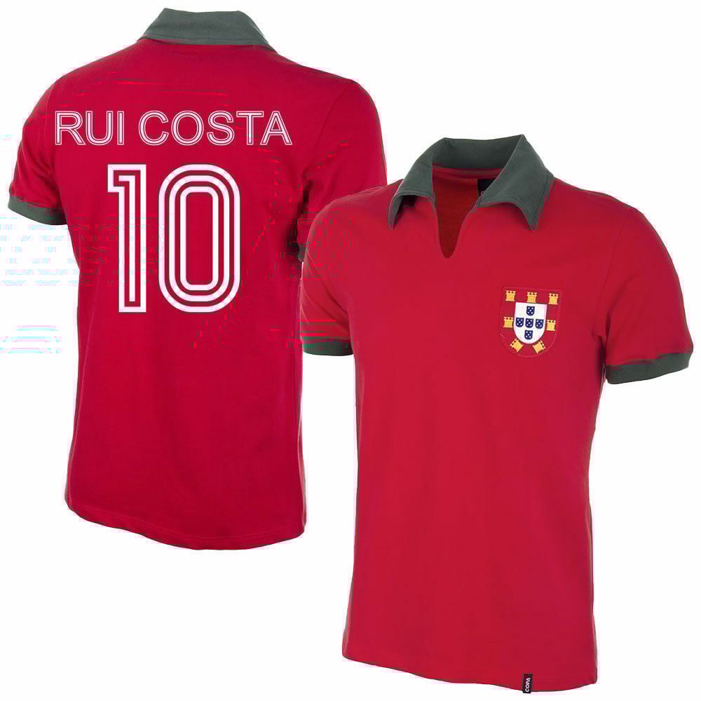 Portugal 1972 Home Men Retro Jersey Rui Costa 10 – Red