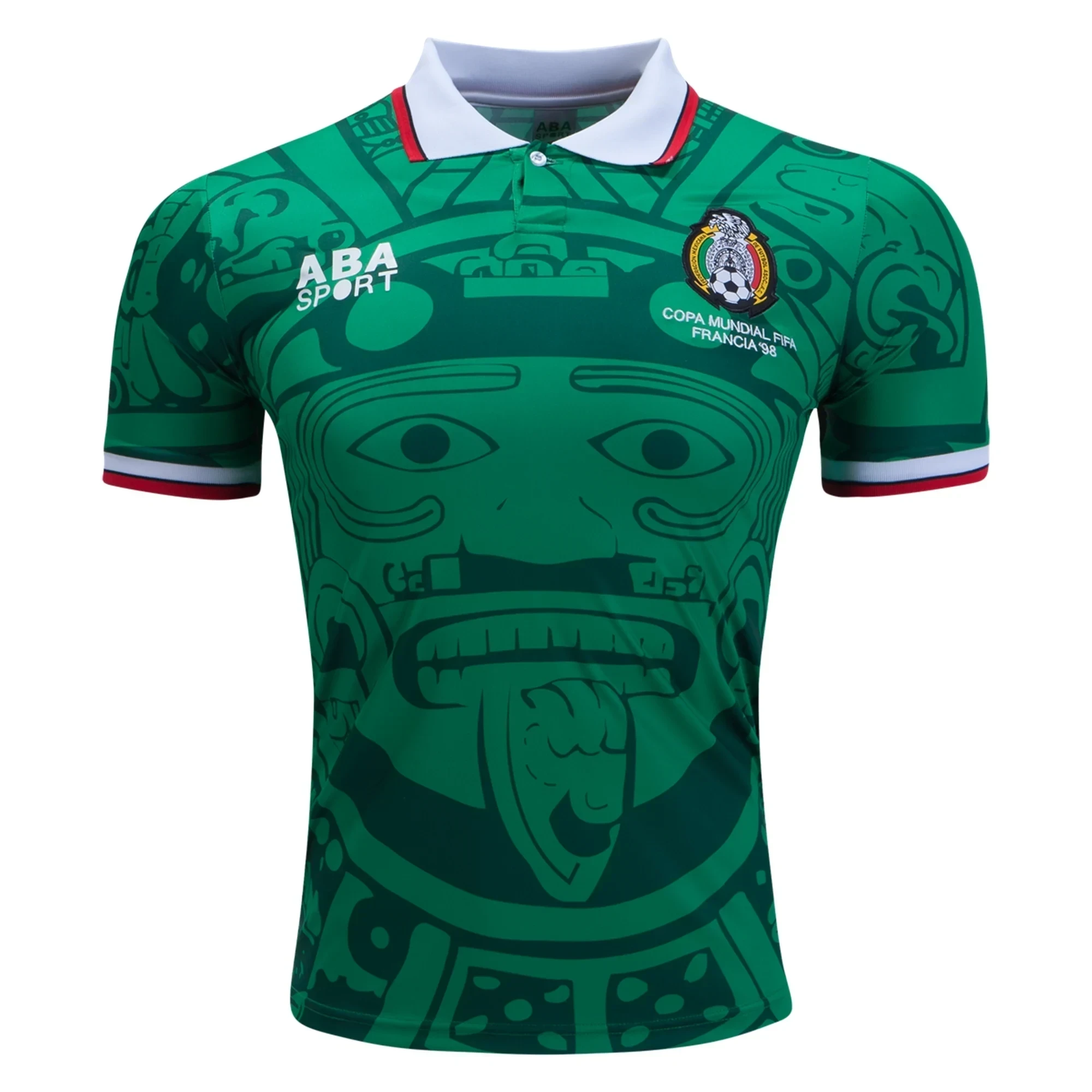 Mexico 1998 Home Men Retro Jersey – Green
