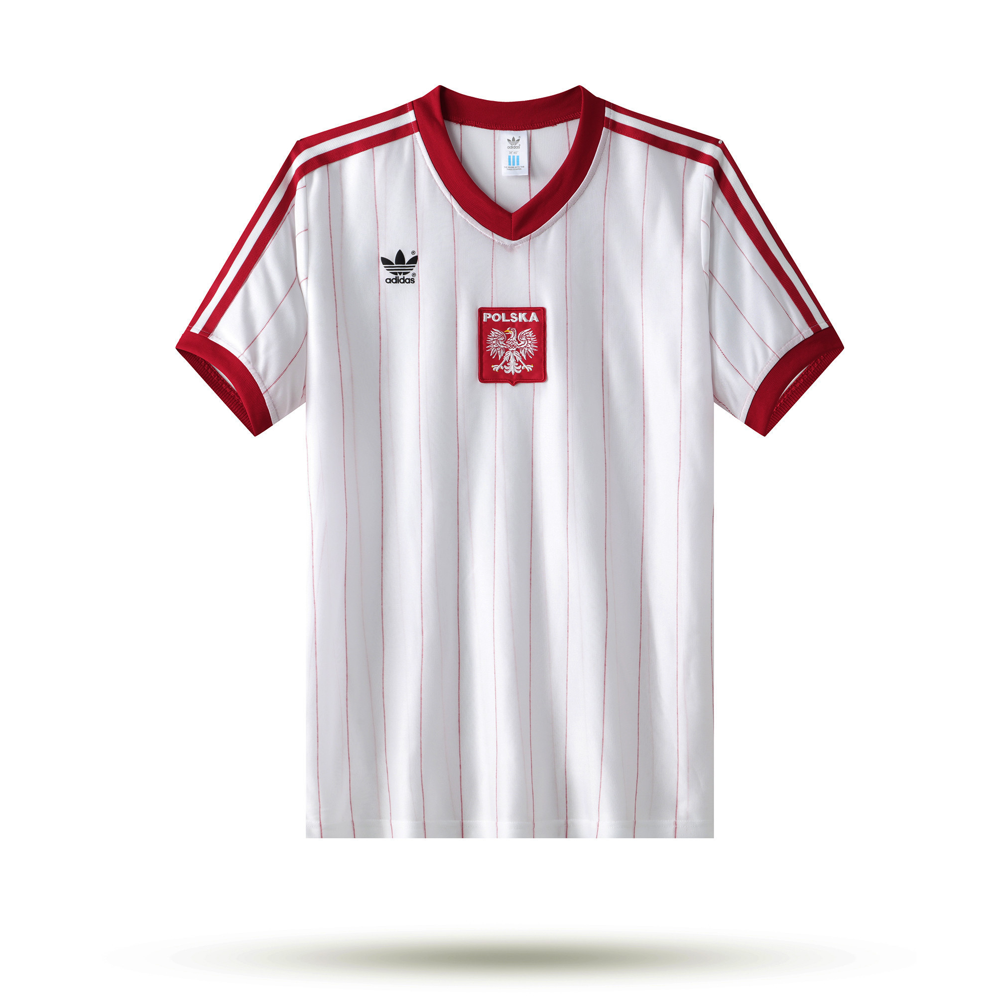 Poland 1982 Home Men Retro Jersey – White